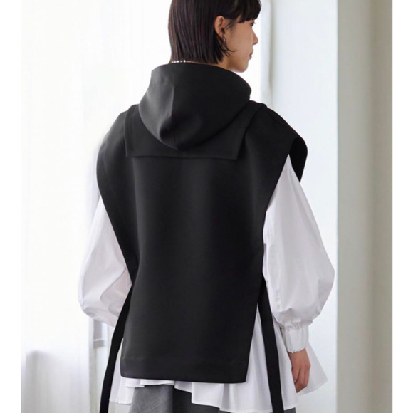 Lanvin en Bleu Women's Hoodie Vest - Picture 10 of 10